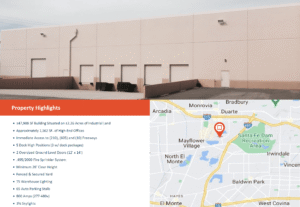 warehouse Bateman Avenue Irwindale map