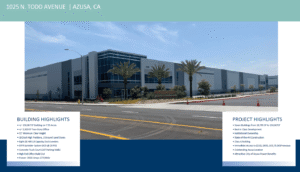warehouse for lease todd Avenue Azusa CA outside